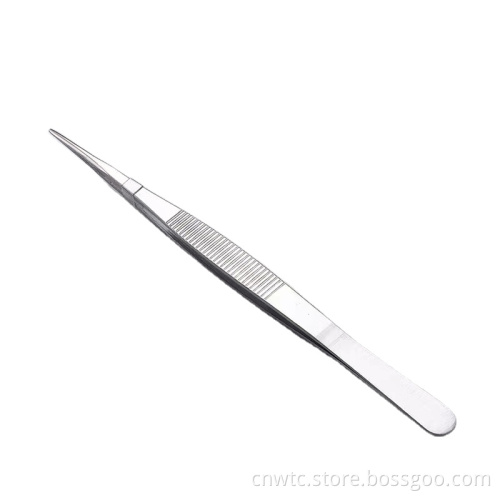 Medical Surgical Tools: 304 Stainless Steel Forceps, Micro Scissors, and Curved Tweezers